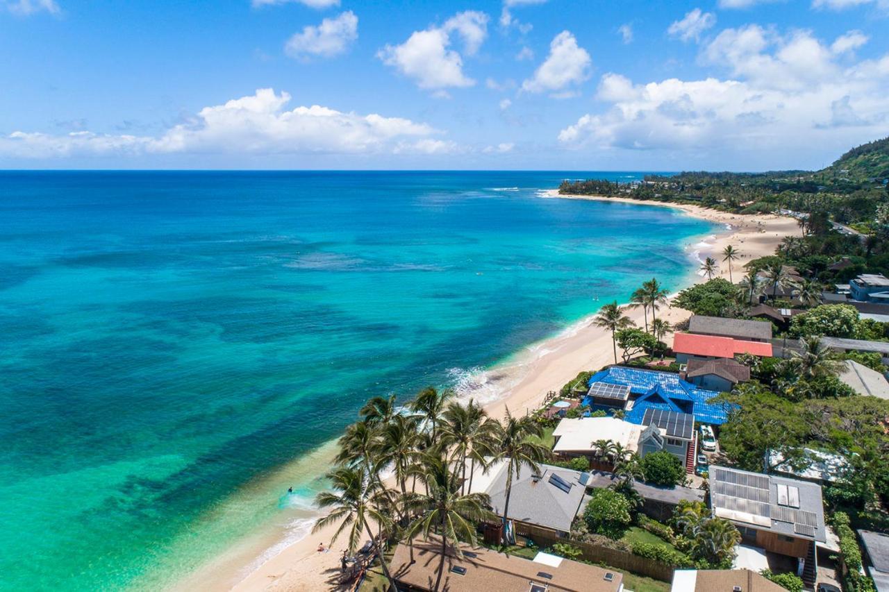 Hawaii Oceanfront Beach House Paradise On The Beach Family Activities Haleiwa Eksteriør bilde