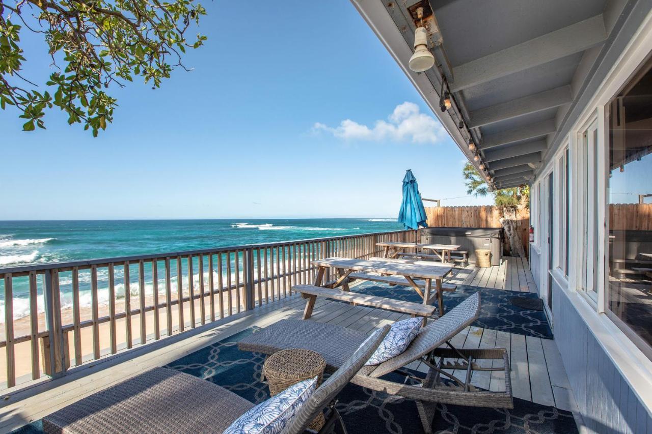 Hawaii Oceanfront Beach House Paradise On The Beach Family Activities Haleiwa Eksteriør bilde